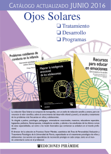Cat&aacute;logo Ojos Solares: Desarrollo Infantil y Adolescente