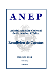 Rendición de Cuentas - Administración Nacional de Educación