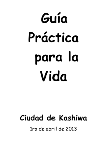 Para los residentes extranjeros de la Ciudad de Kashiwa