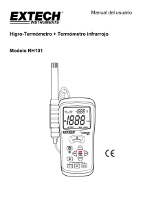 Manual del usuario Higro-Termómetro + Termómetro