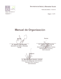 Manual de Organización - Gobierno del Estado de Colima