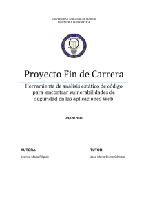 Proyecto Fin de Carrera - e