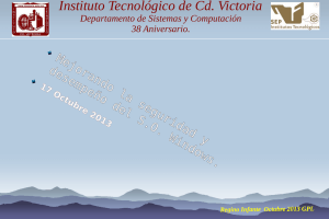 Taller Windows Octubre 2013 - Instituto Tecnológico de Cd. Victoria