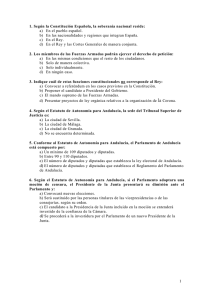 cuestionario - Parlamento de Andalucía