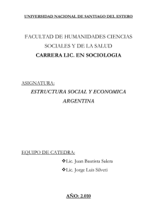 Estructura Social y Económica Argentina