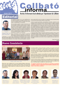 Editorial - Ajuntament de Collbató
