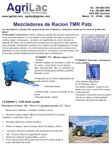 Mezcladores de Racion TMR Patz