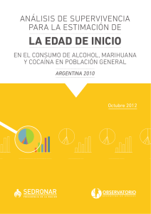 Análisis de Supervivencia para la Estimación de la Edad de Inicio