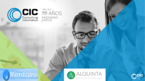 Presentación ALQUINTA - CIC Consulting Informático