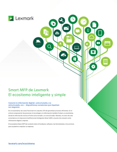 Smart MFP de Lexmark El ecositema inteligente y simple