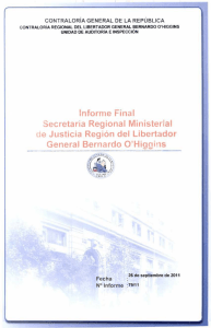 Informe Final - Subsecretaría de Justicia