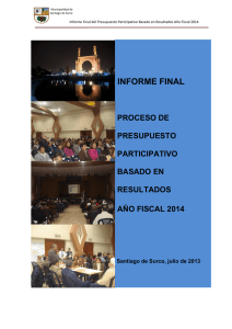 informe final - Municipalidad de Santiago de Surco