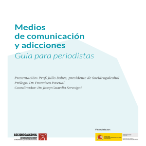 Medios de comunicación y adicciones Guía para