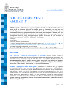 Boletín abril 2013 - Universidad de Chile