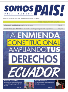 Periódico oficial del Movimiento Alianza PAIS N°50