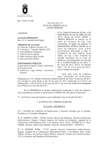 Ref.- SC05-13-108 ACTA Nº 97/1115 JUNTA DE GOBIERNO
