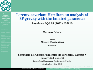 Lorentz-covariant Hamiltonian analysis of BF gravity with the