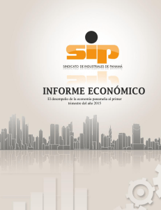 El desempeño de la de la economía panameña al primer trimestre