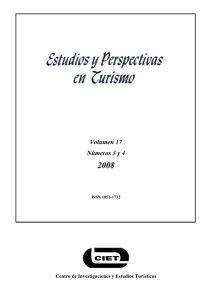 Volumen 17 Números 3 y 4 - Estudios y Perspectivas en Turismo