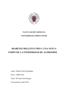 DIABETES MELLITUS TIPO 3. UNA NUEVA VISIÓN DE LA