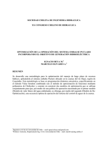 SOCHID_Optimiz Puclaro_2011 - Instituto Nacional de Hidráulica