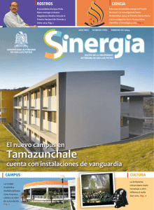Sinergia febrero 2014 - Universidad Autónoma de San Luis Potosí
