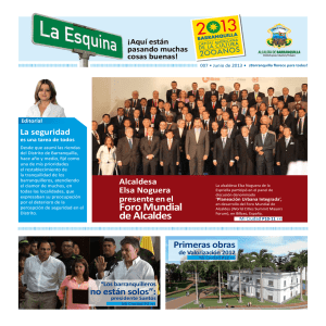 Periódico La Esquina – Edición Junio 2013
