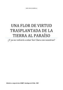 una flor de virtud trasplantada de la tierra al para&iacute;so