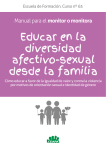 Manual Monitor Educar en la diversidad afectivo-sexual