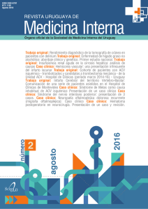 agosto 2016 - Sociedad de Medicina Interna del Uruguay