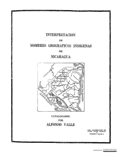 Interpretación de nombres geográficos indígenas de Centroamérica