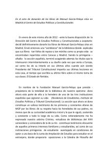 Discurso Graciela Soriano - Centro de Estudios Políticos y