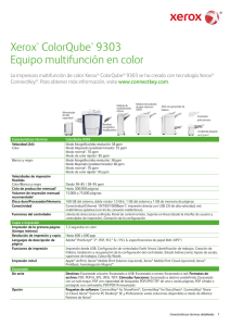 Características Xerox ColorQube 9300: Impresora Multifuncional