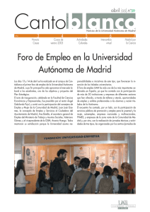 Foro de Empleo en la Universidad Autónoma de Madrid