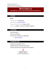 Ficha, Informe y Evaluación (Doc. PDF=145 Kb)