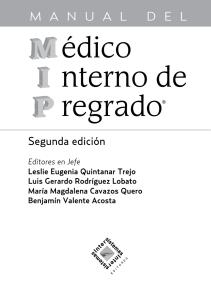 Manual del Médico Interno de Pregrado. Segunda edición. Sección