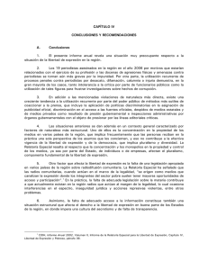 CAPÍTULO IV CONCLUSIONES Y RECOMENDACIONES A