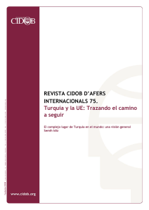 REVISTA CIDOB D`AFERS INTERNACIONALS 75. Turquía