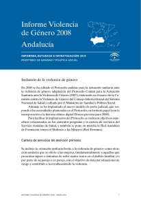 Informe Violencia de Género 2008 Andalucía
