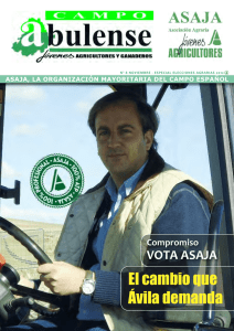 Campo Abulense 8 (especial elecciones agrarias)