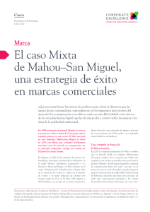 El caso Mixta de Mahou–San Miguel, una estrategia de éxito en