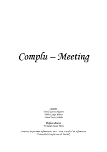 Complu – Meeting - E-Prints Complutense