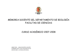 Curso 2007 - Universidad Autónoma de Madrid