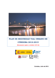 Plan de Seguridad Vial (PSV – Córdoba) (PDF 3000 Kb)