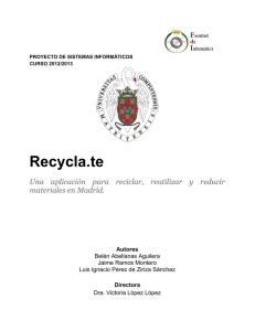 Proyecto Recycla.Te 2012-2013 - E