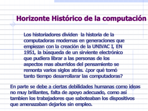 Horizonte Histórico de la computación