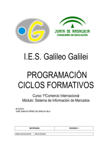 I.E.S. Galileo Galilei PROGRAMACIÓN CICLOS FORMATIVOS