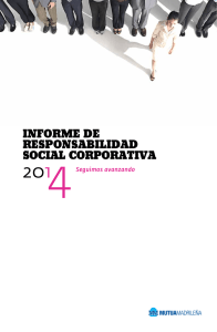 Informe de RSC 2014 - Fundación Mutua Madrileña