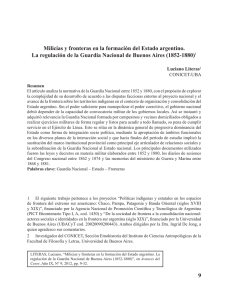 9 Milicias y fronteras en la formación del Estado argentino. La