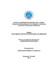 ESCUELA SUPERIOR POLITÉCNICA DEL LITORAL Programa de